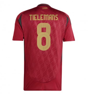 Belgien Youri Tielemans #8 Hemmatröja EM 2024 Kortärmad